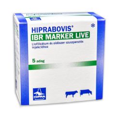 HIPRABOVIS IBR MARKER LIVE vakcina A.U.V. szarvasmarhák részére-5 adag