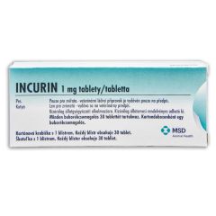 Incurin 1 mg tabletta - 30 db