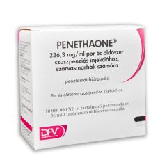 PENETHAONE 236,3 mg/ml por és oldószer szuszpenziós injekció szarvasmarhák részére