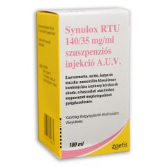 Synulox RTU 140/35 mg/ml-100 ml