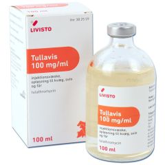 Tullavis 100mg/ml oldatos injekció szarvasmarhák, sertések és juhok részére