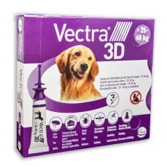 Vectra 3D rácsepegtető oldat 25-40 kg-os kutyáknak