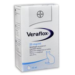 Veraflox 25 mg/ml belsõleges szuszpenzió macskák részére
