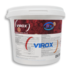 VIROX fertőtlenítő por állatartó épületek légtereinek, mosható felületeinek, berendezéseinek és állatszállító járművek fertőtlenítésére - 10 kg
